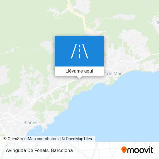 Mapa Avinguda De Fenals