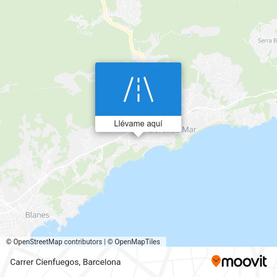 Mapa Carrer Cienfuegos