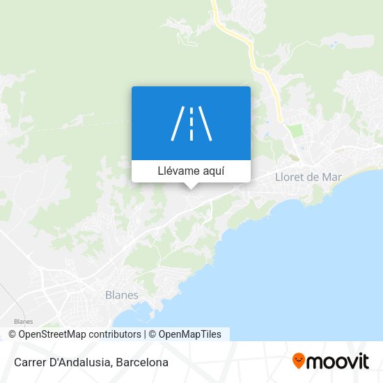 Mapa Carrer D'Andalusia