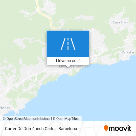 Mapa Carrer De Domènech Carles
