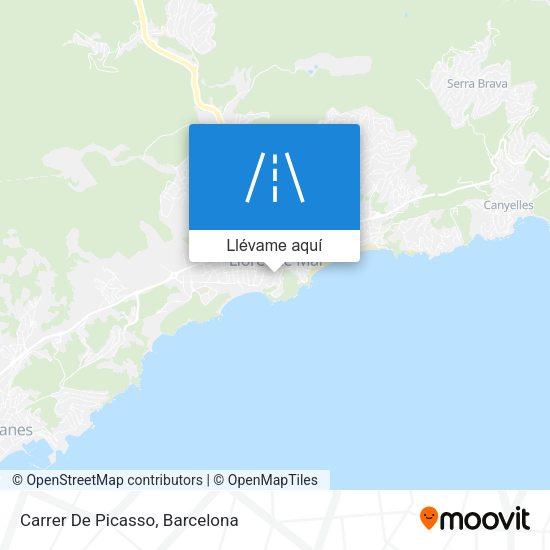 Mapa Carrer De Picasso