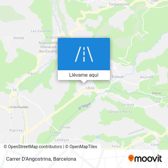 Mapa Carrer D'Angostrina