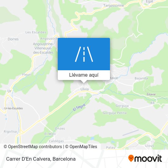 Mapa Carrer D'En Calvera