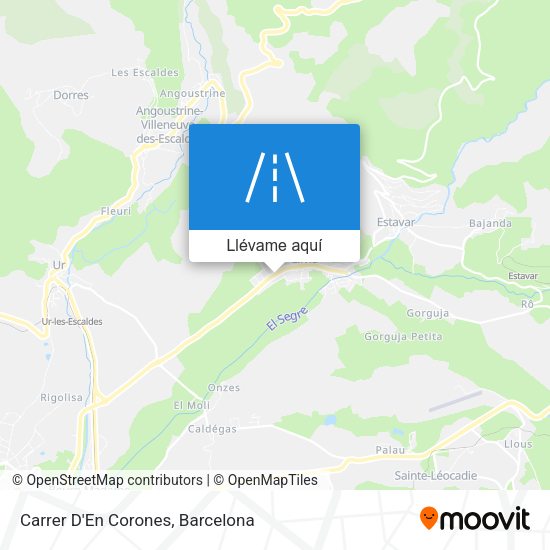 Mapa Carrer D'En Corones