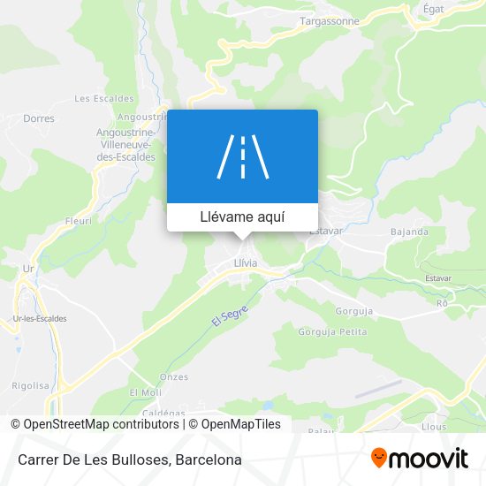 Mapa Carrer De Les Bulloses