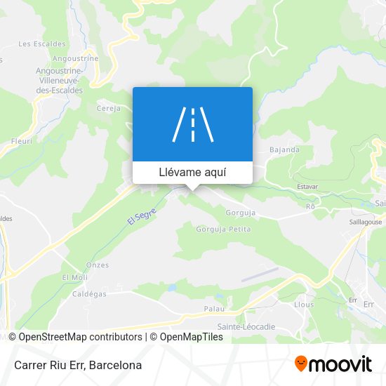 Mapa Carrer Riu Err