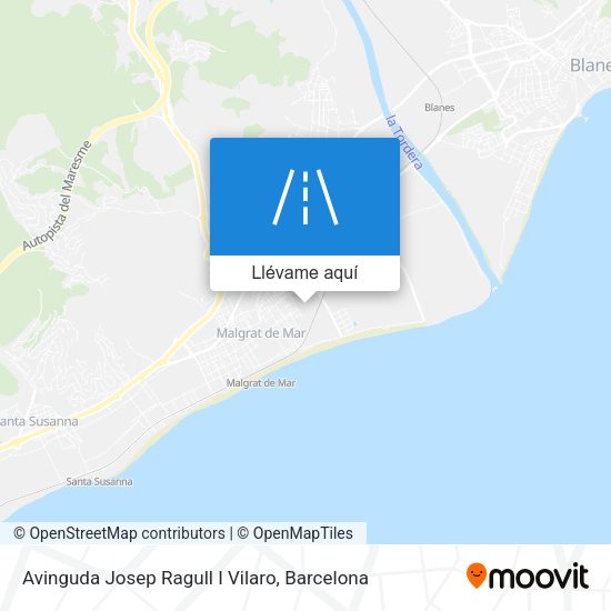 Mapa Avinguda Josep Ragull I Vilaro