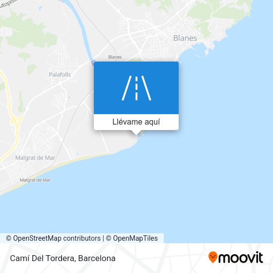 Mapa Camí Del Tordera