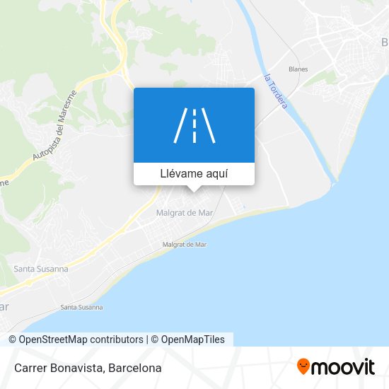Mapa Carrer Bonavista