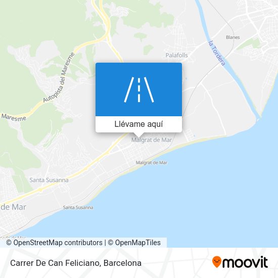 Mapa Carrer De Can Feliciano