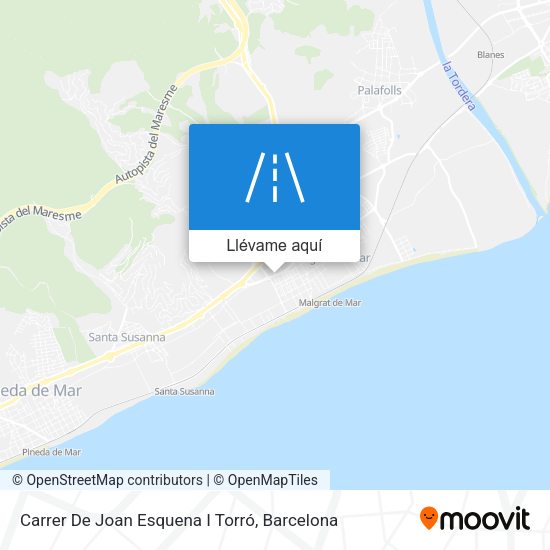 Mapa Carrer De Joan Esquena I Torró