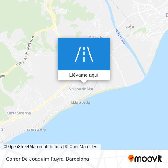 Mapa Carrer De Joaquim Ruyra