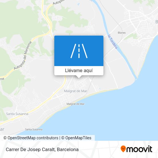 Mapa Carrer De Josep Caralt