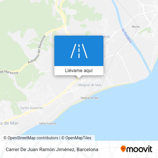 Mapa Carrer De Juan Ramón Jiménez