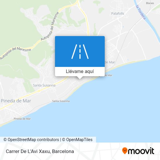 Mapa Carrer De L'Avi Xaxu