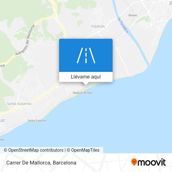 Mapa Carrer De Mallorca