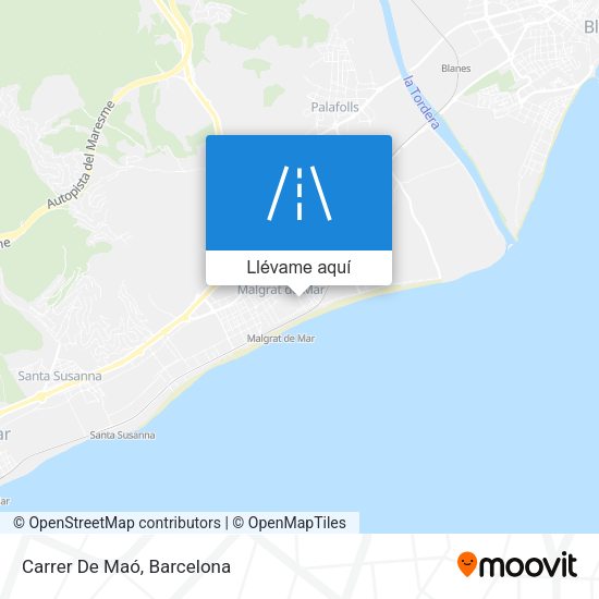 Mapa Carrer De Maó