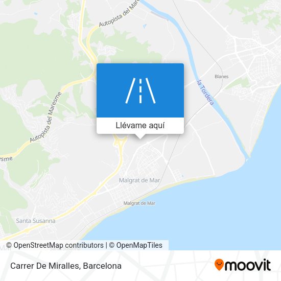 Mapa Carrer De Miralles