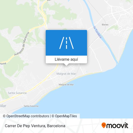 Mapa Carrer De Pep Ventura
