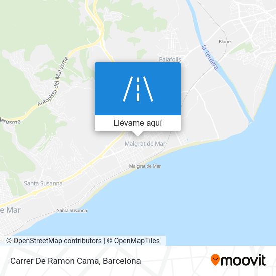 Mapa Carrer De Ramon Cama