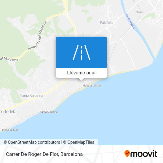 Mapa Carrer De Roger De Flor