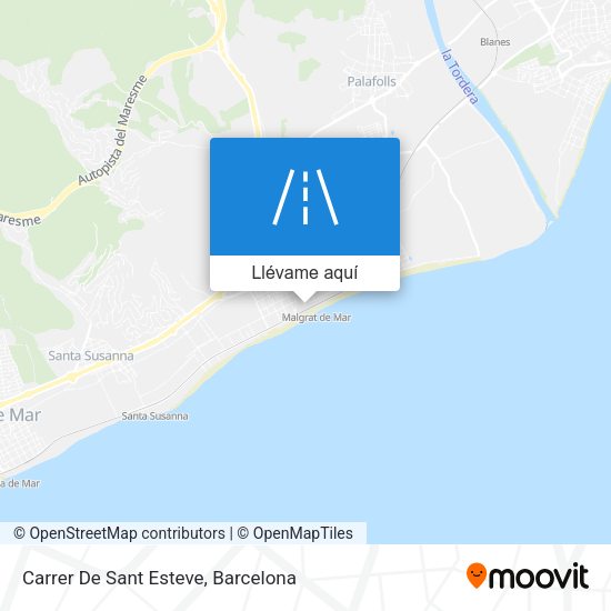 Mapa Carrer De Sant Esteve
