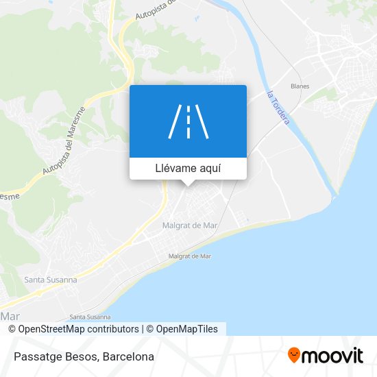 Mapa Passatge Besos