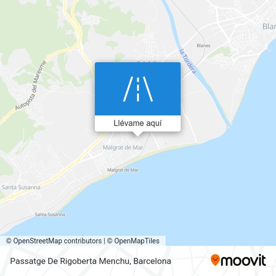 Mapa Passatge De Rigoberta Menchu