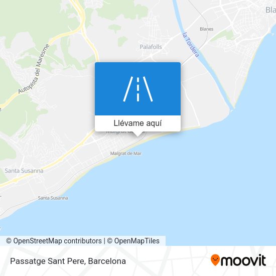 Mapa Passatge Sant Pere