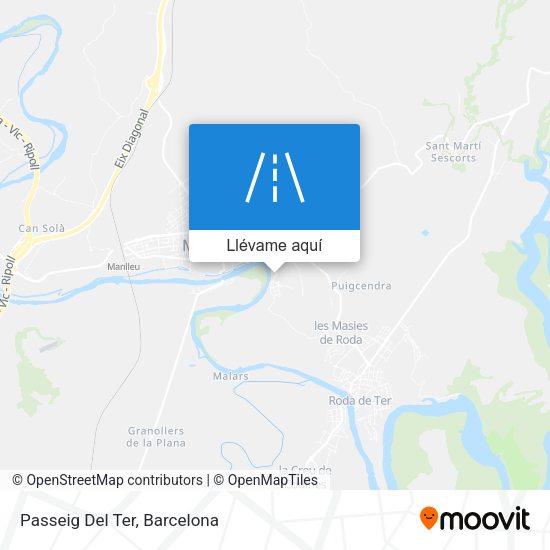 Mapa Passeig Del Ter