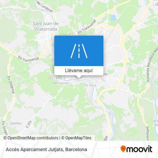 Mapa Accés Aparcament Jutjats