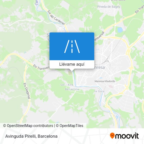 Mapa Avinguda Pirelli