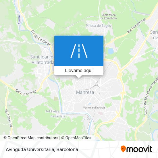 Mapa Avinguda Universitària