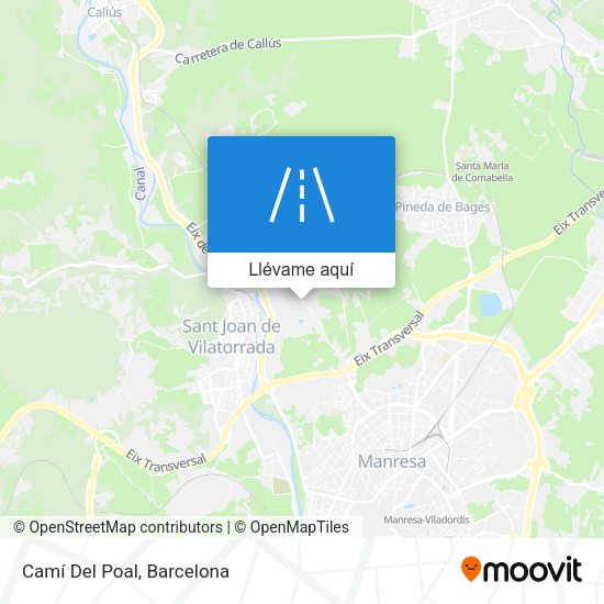 Mapa Camí Del Poal