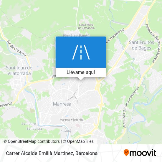 Mapa Carrer Alcalde Emilià Martinez