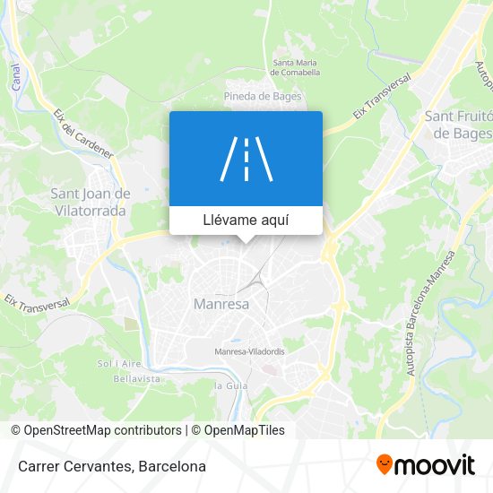 Mapa Carrer Cervantes