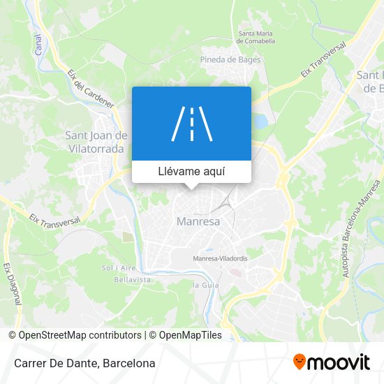 Mapa Carrer De Dante