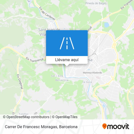 Mapa Carrer De Francesc Moragas