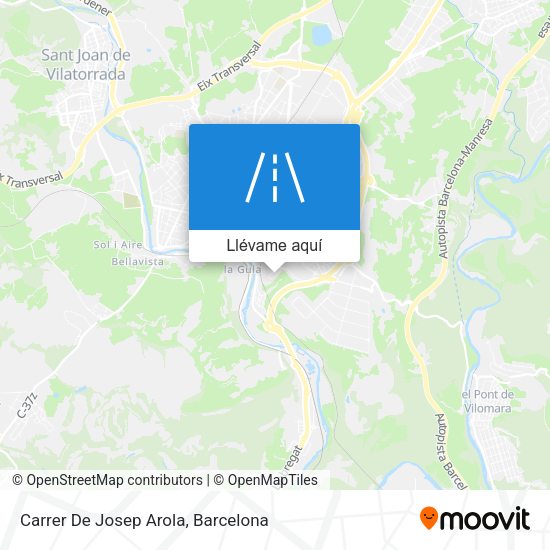 Mapa Carrer De Josep Arola