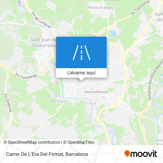 Mapa Carrer De L'Era Del Firmat