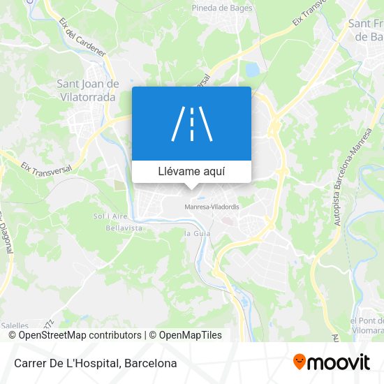 Mapa Carrer De L'Hospital