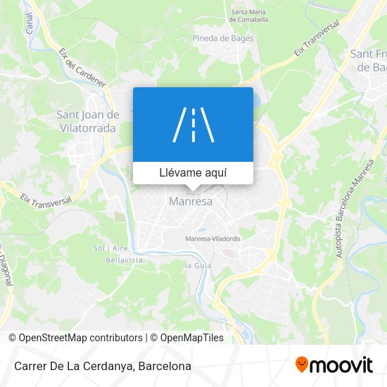 Mapa Carrer De La Cerdanya