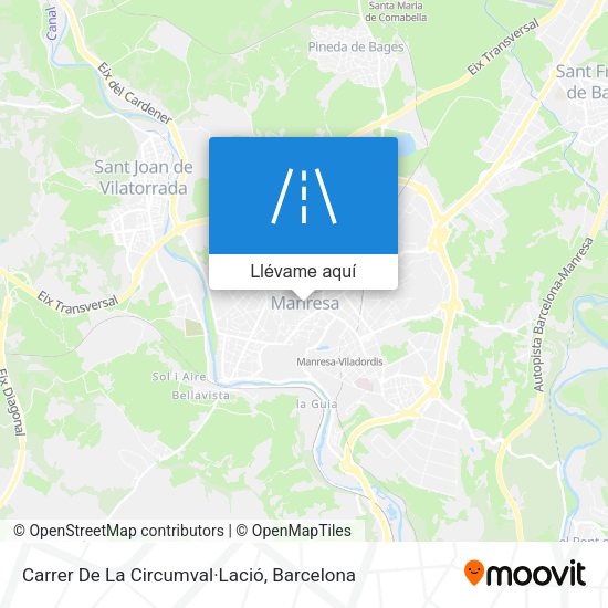 Mapa Carrer De La Circumval·Lació