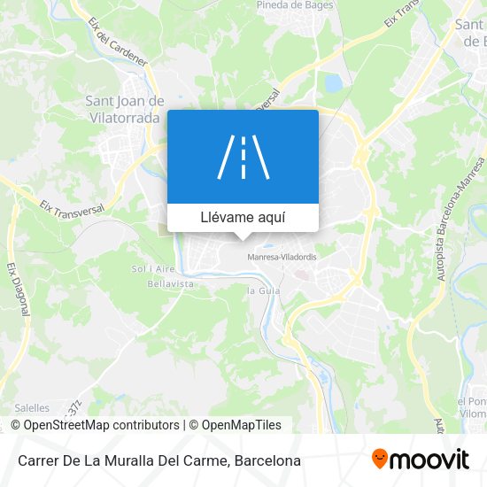 Mapa Carrer De La Muralla Del Carme