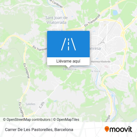 Mapa Carrer De Les Pastorelles