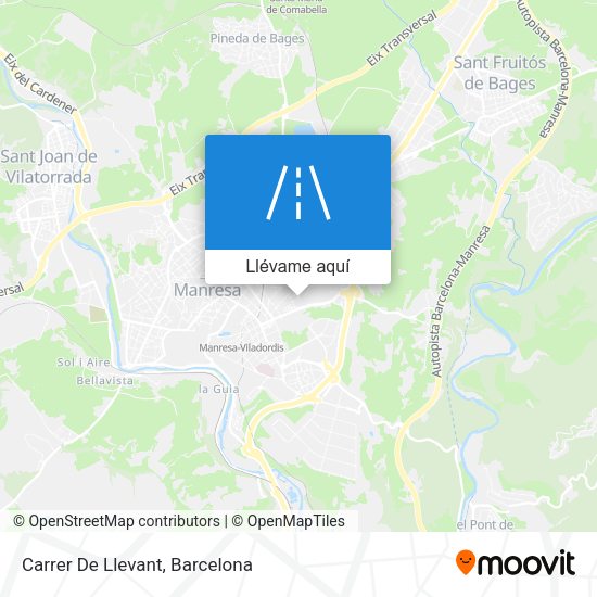 Mapa Carrer De Llevant