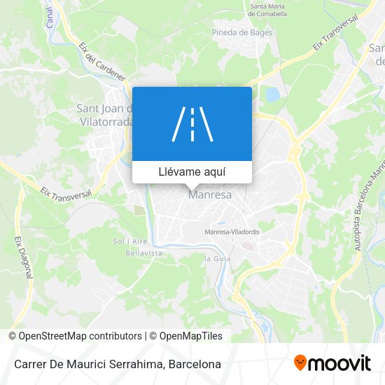 Mapa Carrer De Maurici Serrahima