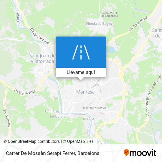 Mapa Carrer De Mossèn Serapí Ferrer