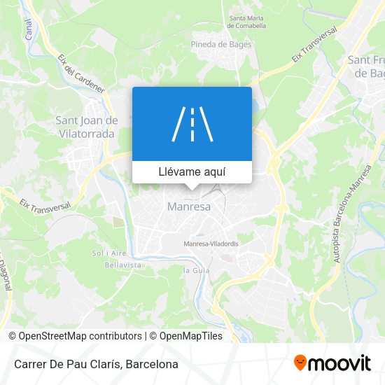 Mapa Carrer De Pau Clarís