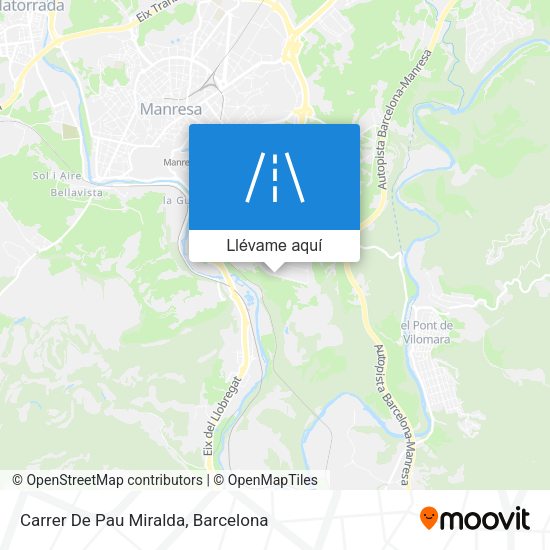 Mapa Carrer De Pau Miralda